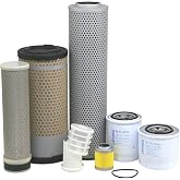 TONNISI AT534507 Filter Kit Compatible with John Deere 30G 35G 1Set | Replaces 1000, FYD00001540R, FYD00000374, M806418, MIU801267, MIU801025, 4294130, AT308568