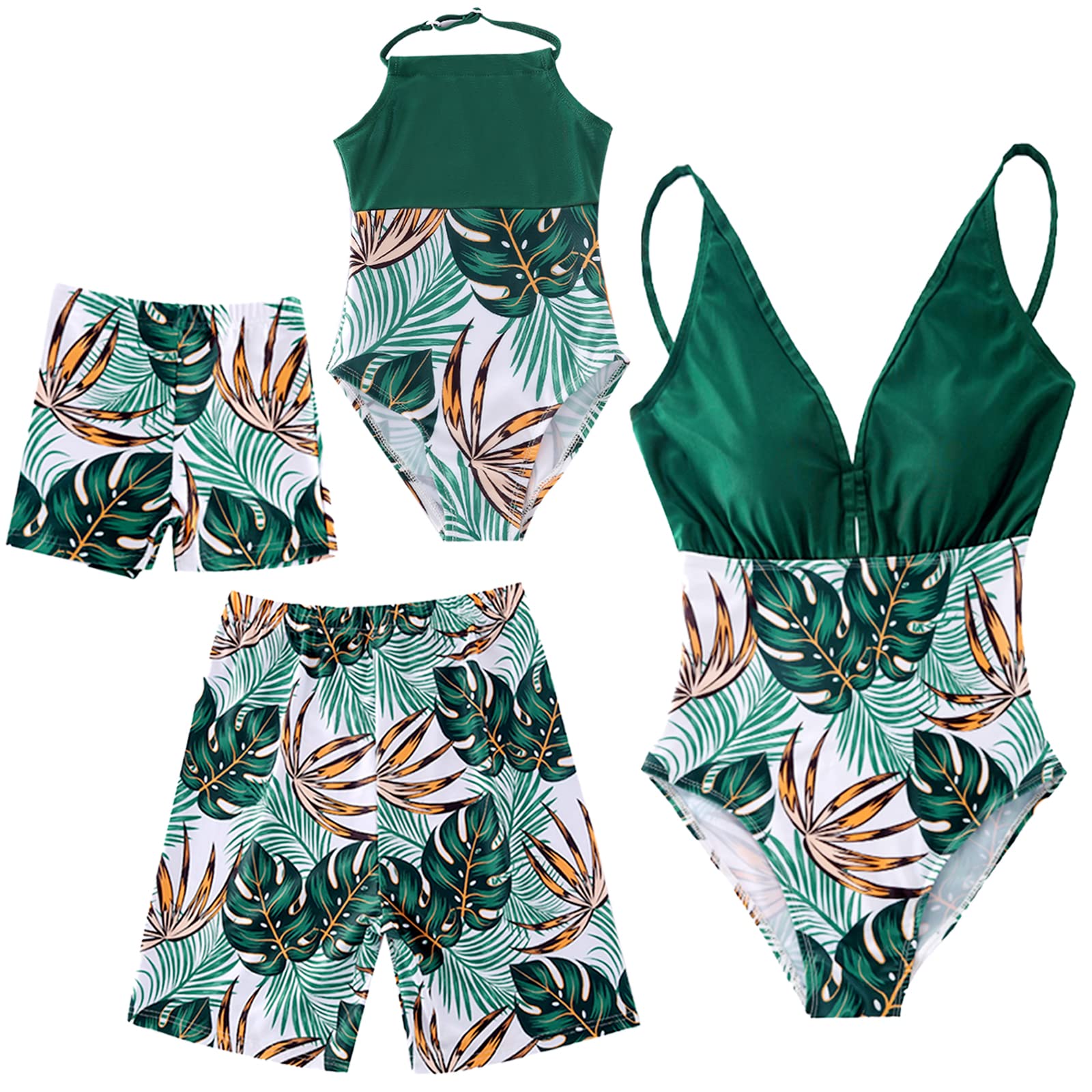 Photo 1 of *ONLY TODLER TRUNKS SIZE 2Y* Bathing Suit Palm Leaves Printed Beachwear