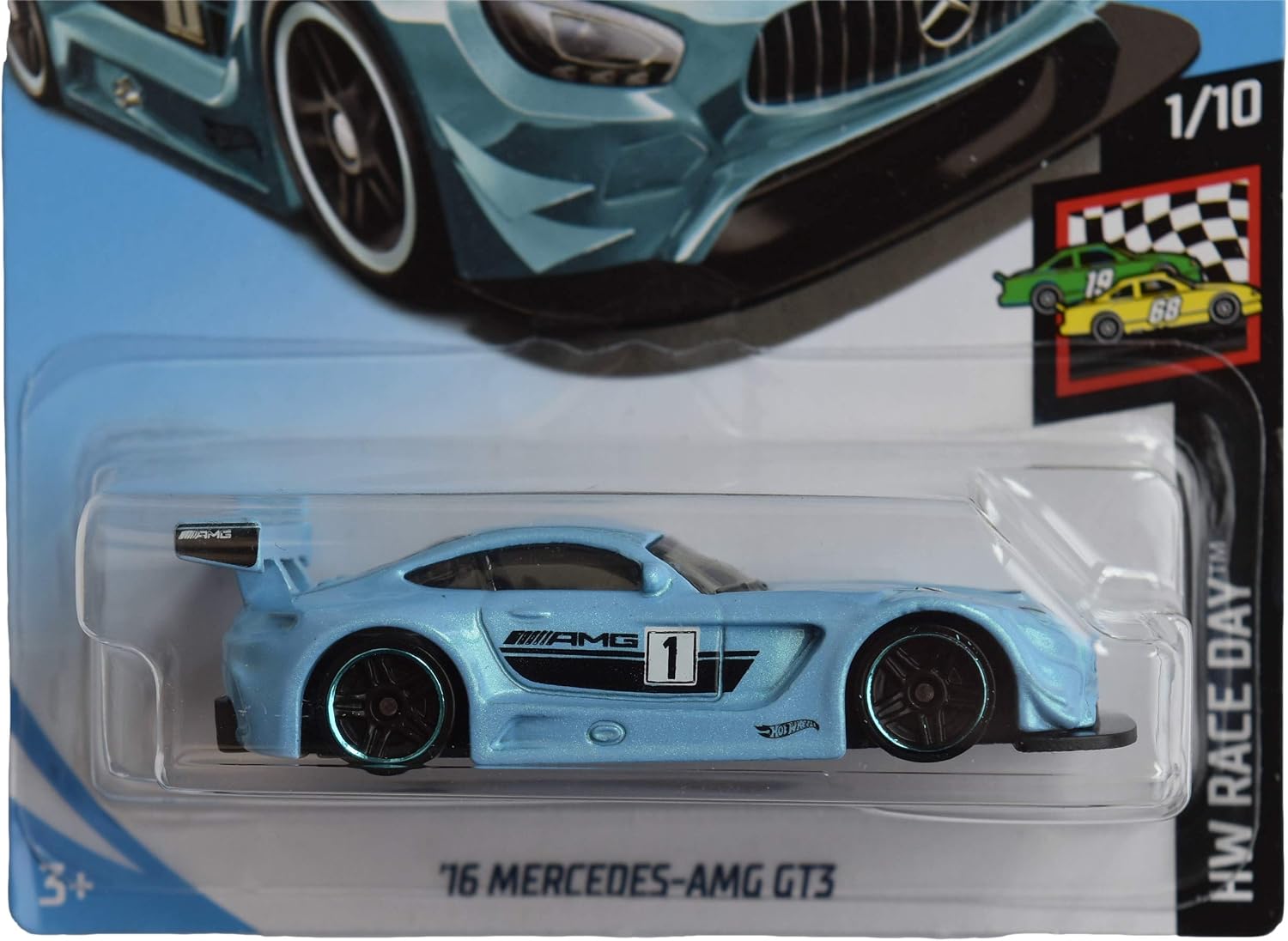 Toys Hobbies Contemporary Manufacture 16 Mercedes Amg Gt3 Case B 21 Hot Wheels Id Car New