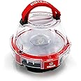 STKR Concepts ILLUMiDOME Mini Waterproof Lantern, Red/ Black