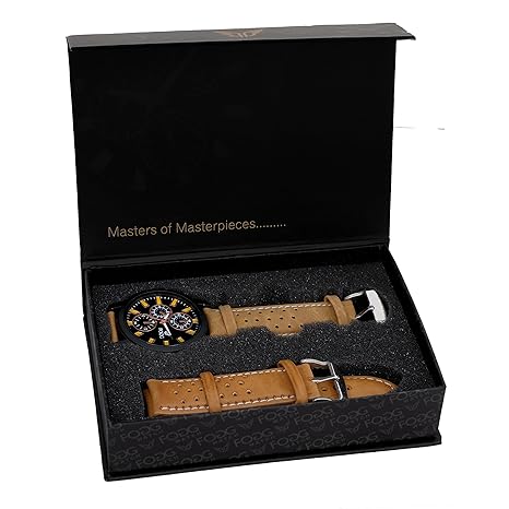 Analog Black Dial Mens Watch Fifty Seven