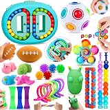 Chennyfun Fidget Toy Set 26Pcs Rainbow Stress Relief Autism ADHD Box Included view 1