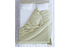 Floppy Ears Design Waterproof Breathable Duvet Comforter Cover Protector, King Size, 105” W x 90” L, White