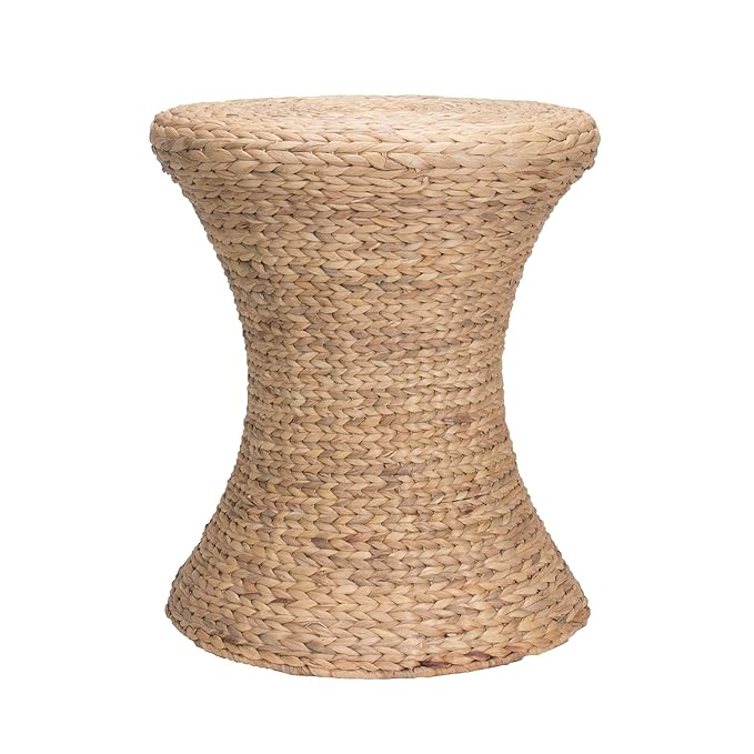 Household Essentials Hourglass Water Hyacinth Wicker Table Review