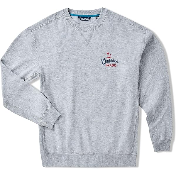 Chubbies Mens The Sketchy (Soft Terry Crewneck) Navy SM One Size