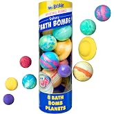 Mr. Bubble Galaxy Bath Bombs, Signature Bubble Gum Scent, Set of 8 Different Bath Bomb Planets