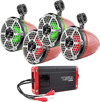 wakeboard tower speakers with amp