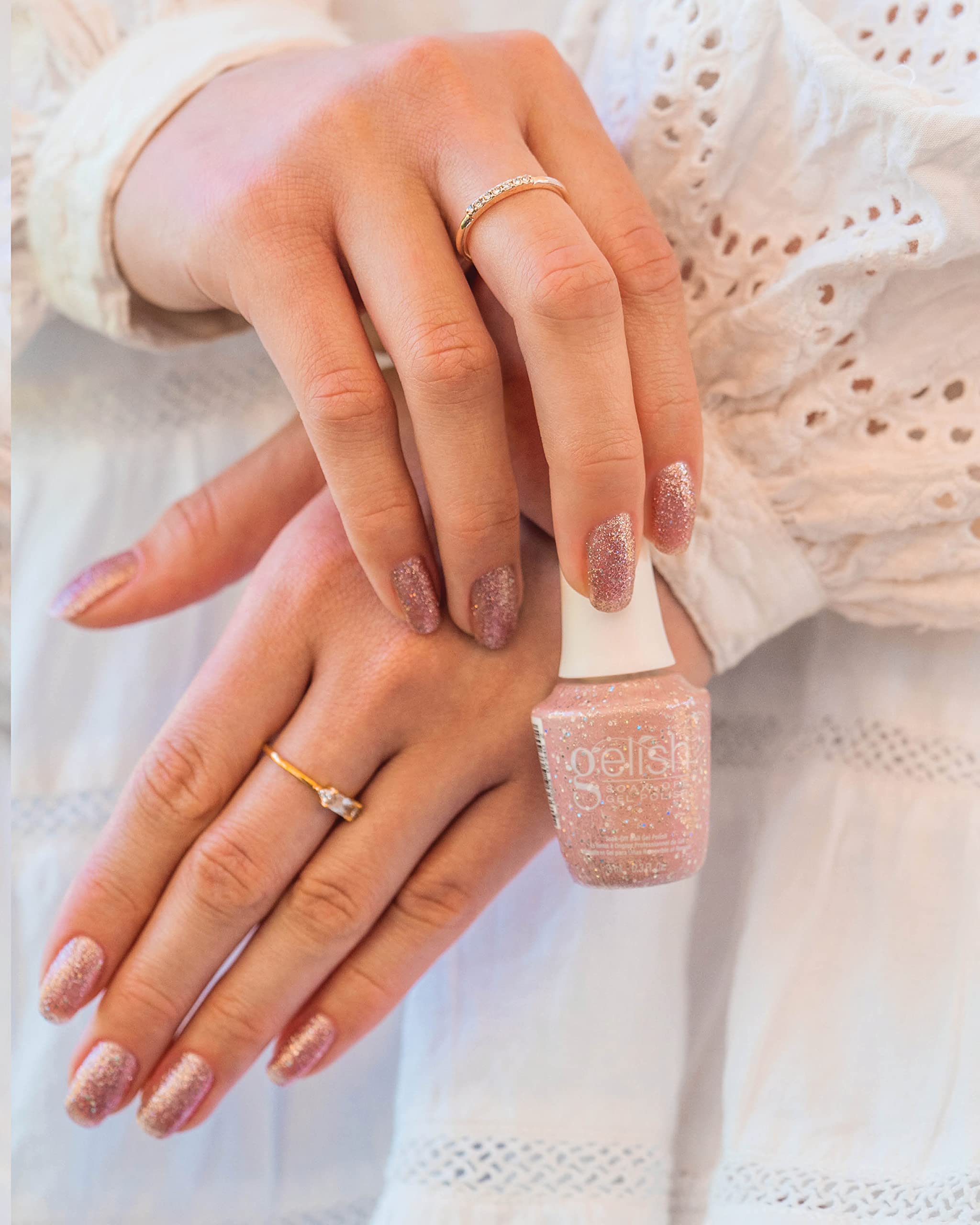 Gelish MINI June Bride - Soak Off Polish, Long-Lasting, Vibrant Color, Professional Quality, High Shine, Chip-Resistant, 0.3 oz. - Image 3