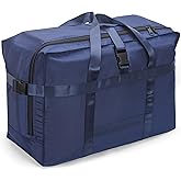 LGAG 80L Foldable Travel Duffle Bag for Men and Women - Large Collapsible Duffel Bag - Waterproof Overnight Weekender Bag for Travel, Moving