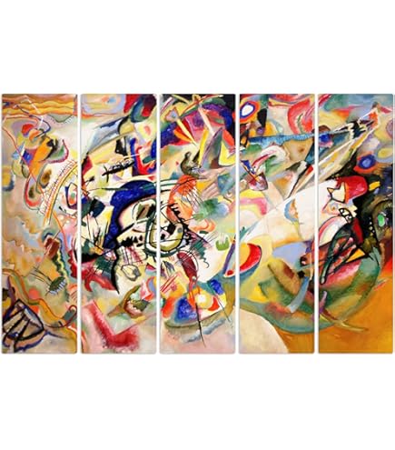 Amazon.com: Composition VII by Wassily Kandinsky Canvas Art Wall