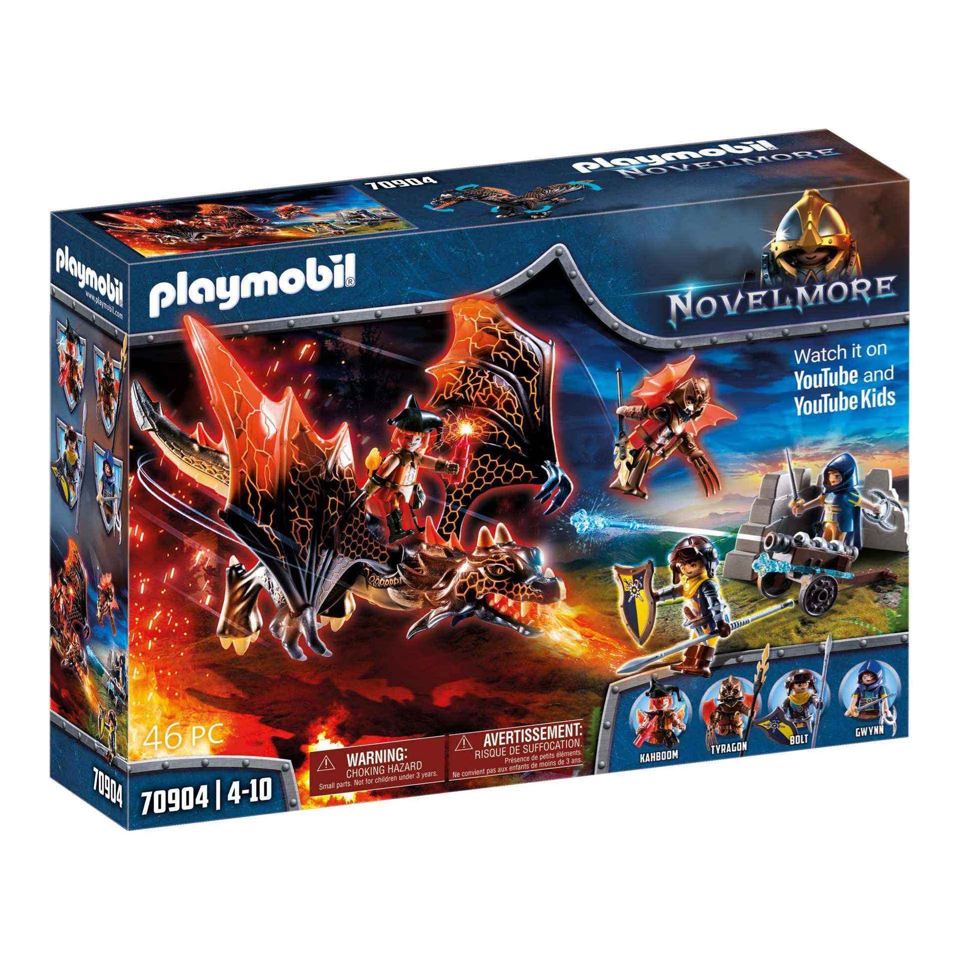 Playmobil 70904 Novelmore - Dragon Attack, Toy for Children Ages 4+