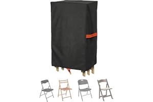 Aaaspark Waterproof Polyester Storage Bag for Plastic, Resin, and Wood Folding Chairs Oxford Cloth Chair Cover Chairs Storage Bag - 1 Pack