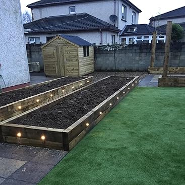 10pcs Luz LED Foco empotrable al Aire Libre 1W IP67 Impermeable