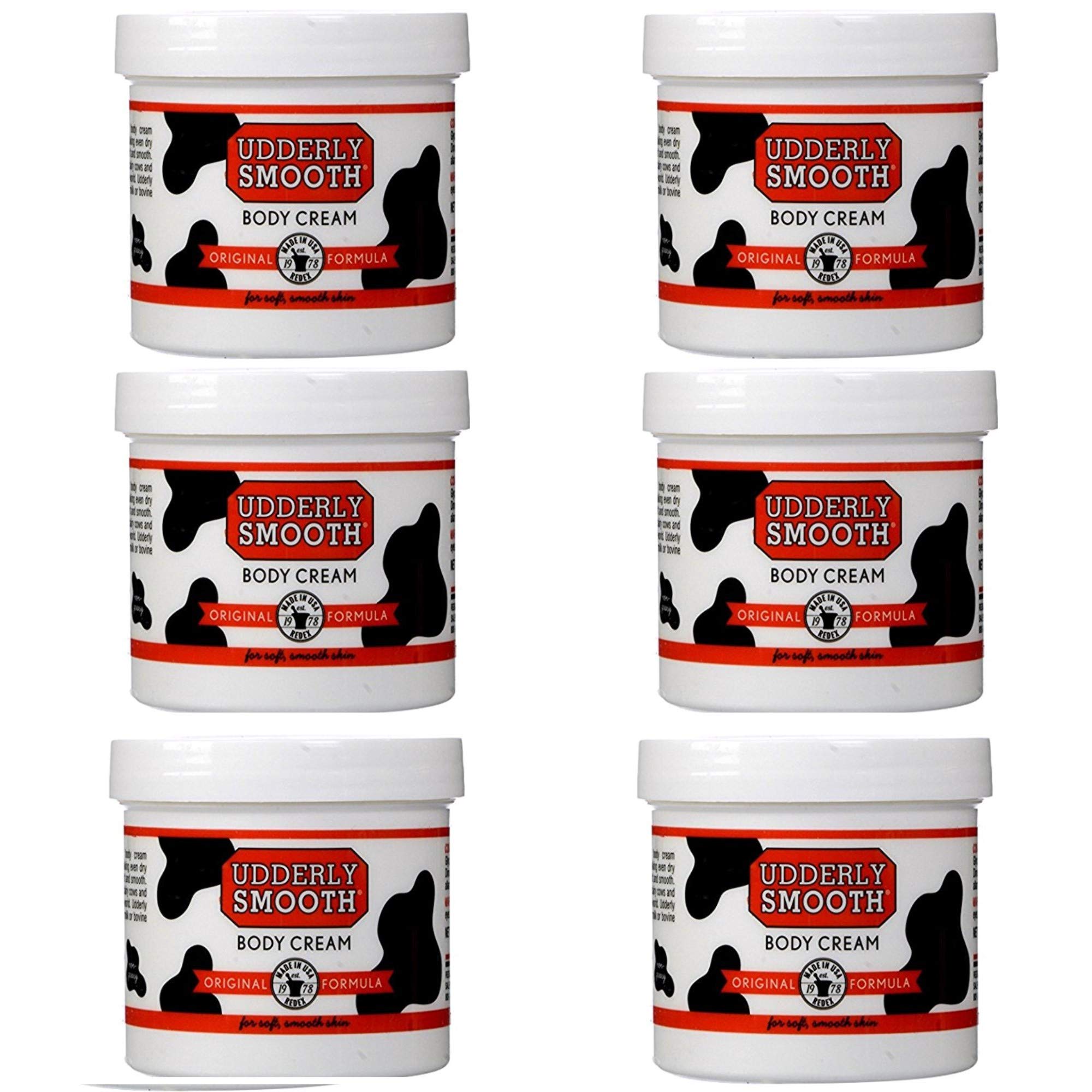 Udderly Smooth Hand Cream 4 oz (Pack of 5) Body Gels And Creams Beauty