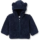 Amazon Essentials Unisex Babies' Hooded Sherpa Jacket