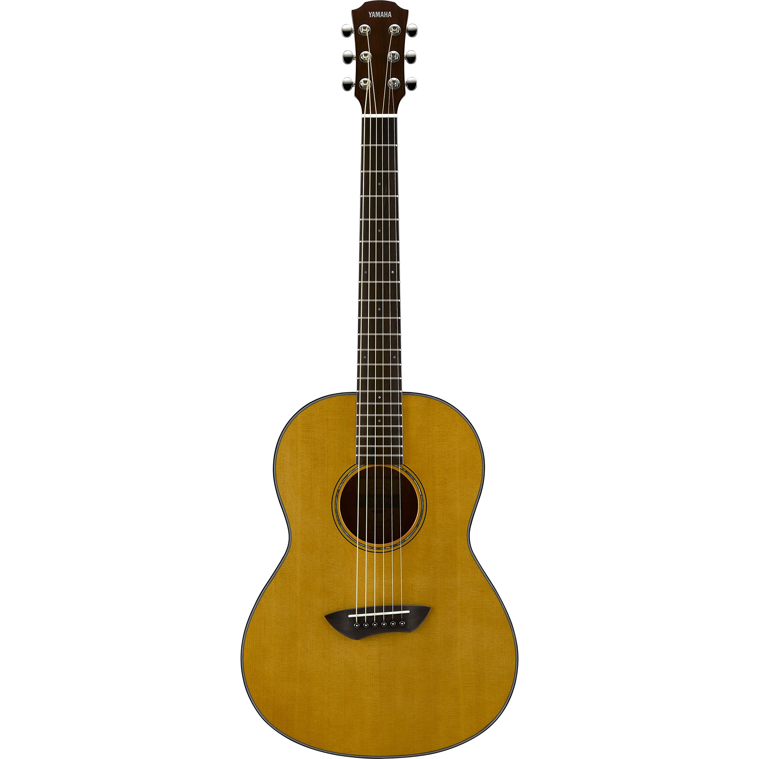 Yamaha CSF1M Western Guitar -Compact, Practical and Elegant, Acoustic Guitar with a Rich Sound, Whether You’re on the Move or in the Studio, Includes Padded Hard Bag, in Vintage Natural Colour, ¾ size