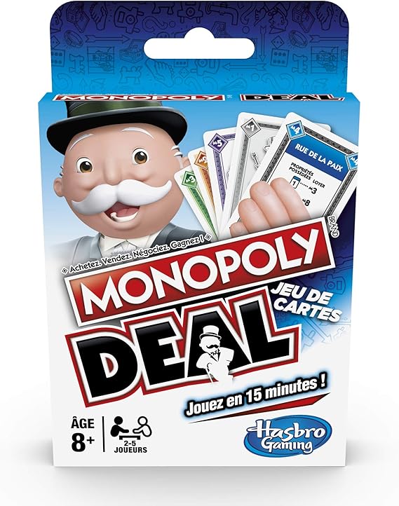 MONOPOLY - Deal - Travel Game, Versi�n en franc�s: Amazon.es: Juguetes y juegos