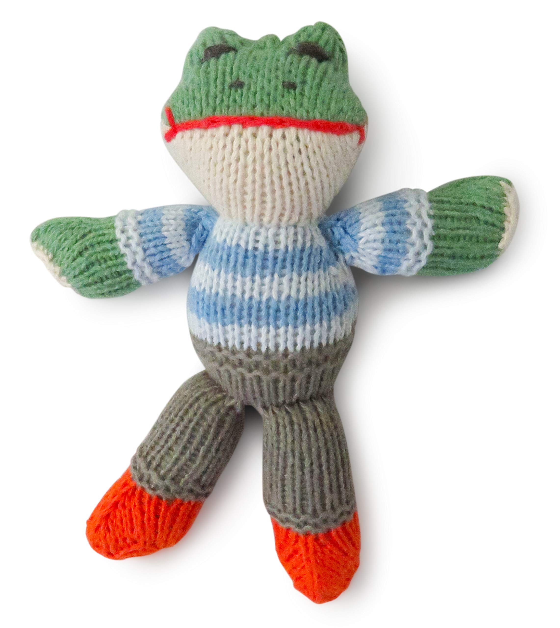 Frog Soft Toy made from Organic Cotton