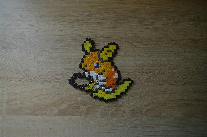 Amazoncom Sprite Alolan Raichu Perler Beadspixel Art