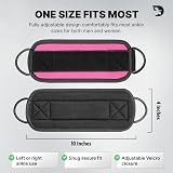 DMoose Fitness Ankle Straps for Cable Machines with Premium Padding view 7