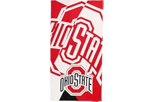 Northwest Ohio State Buckeyes 30 x 60 Inch Beach Towel, Puzzle Design