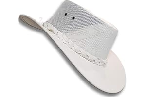 Oztrala HAT Australian Outback P-Leather Felt Mesh Breezer Cowboy Aussie Jacaru Golf HSRZ US
