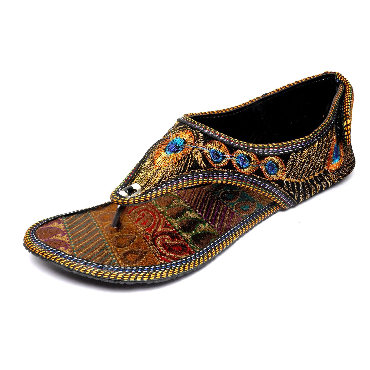 zaiva women and girls synthetic belly and slipper - multicolour (pack of 4)