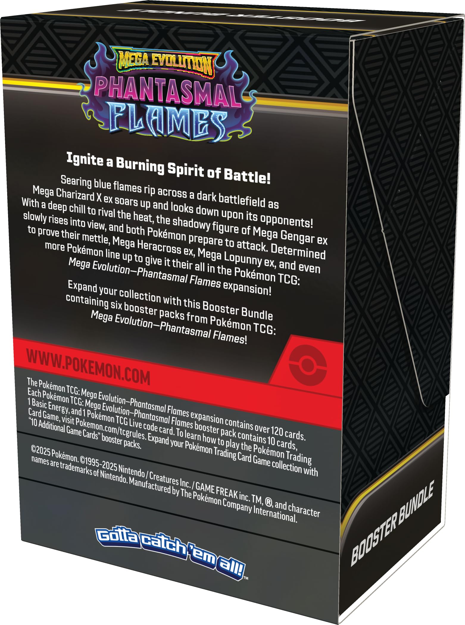 Pokémon TCG: Mega Evolution—Phantasmal Flames Booster Bundle (6 Booster Packs)