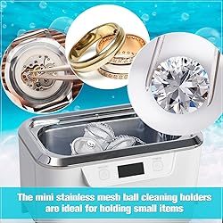 6 Pcs Ultrasonic Watch Parts Cleaner Baskets