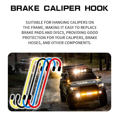 Rubber Tip Brake Hook 2 Pack Car Tools Hirificing 2PCS Brake Mechanic ...