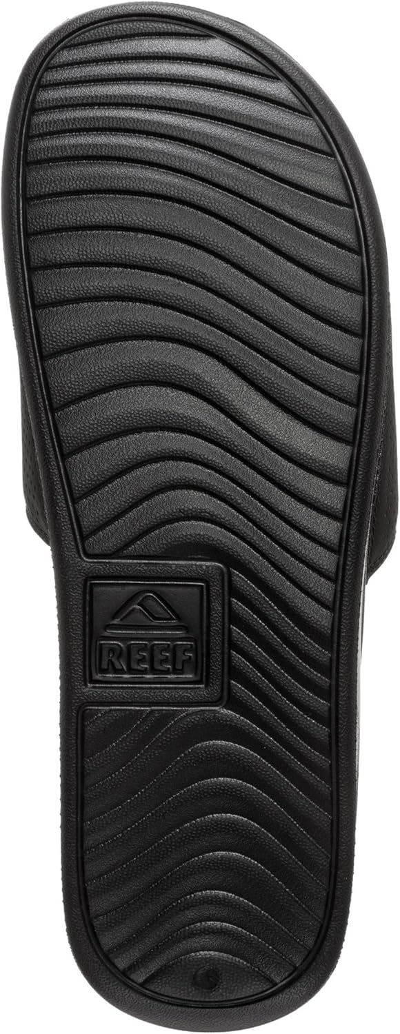 REEF Men's Flip Flop Slide Sandal, Black: Shoes