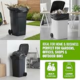 EcoBag 50 Pack Strong Heavy Duty Refuse Sacks 100L 33 Micron Recyclable view 8