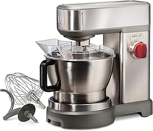Wolf Gourmet High-Performance Stand Mixer, 7-Quart, Brushed Stainless Steel, WGSM100S