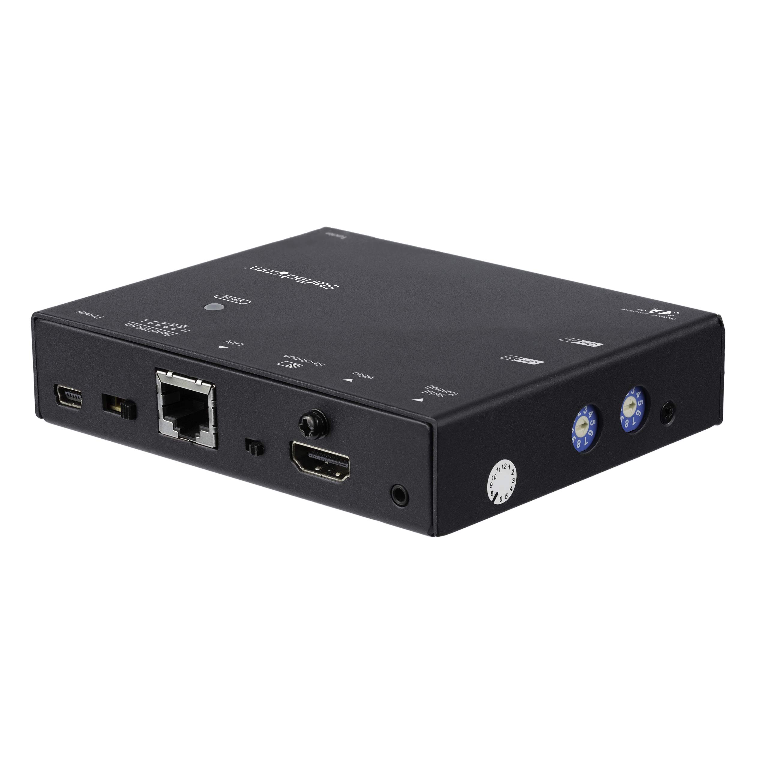 StarTech.com HDMI Over IP Extender Kit - Advanced Compression - Transmitter & Receiver, TAA (ST12MHDLNHK)