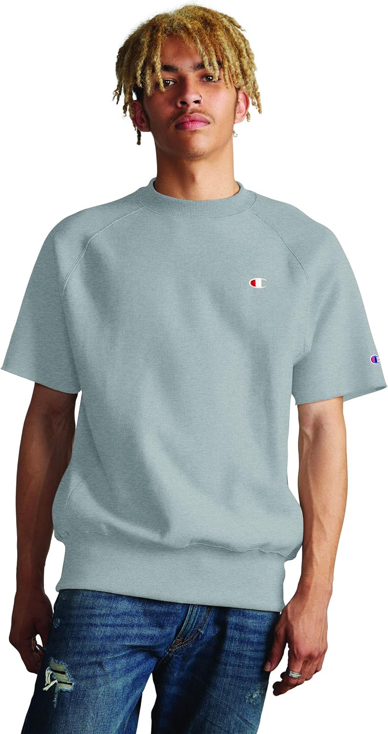 Champion LIFE Men's Reverse Weave Ss Crew: Clothing