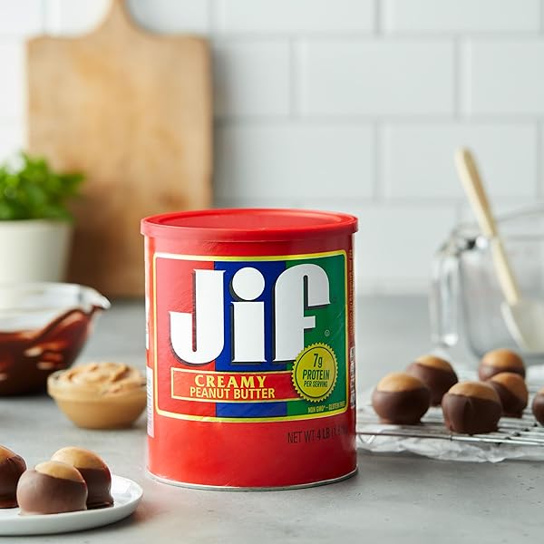 JIF CREAMY PEANUT BUTTER, 4 POUNDS