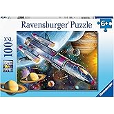 Ravensburger Mission in Space 100 Piece XXL Jigsaw Puzzle for Kids - Every Piece is Unique, Pieces Fit Together Perfectly