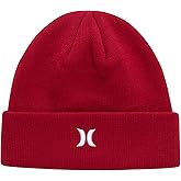 Hurley Men's Winter Hat - Icon Knit Cuffed Beanie for Men - Skull Caps for Men