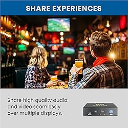 MuxLab 1x2 HDMI Splitter | 1 in 2 Out| 4K@60HZ