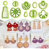 10pcs Basic Polymer Clay Cutters Sets, Clay Cutter for Polymer Clay Jewelry, Clay Cutters for Earrings, Clay Cutter kit