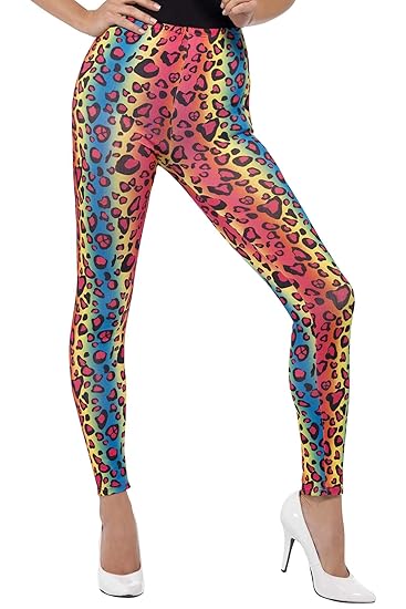 Leopard Print Leggings multi colour dancing style