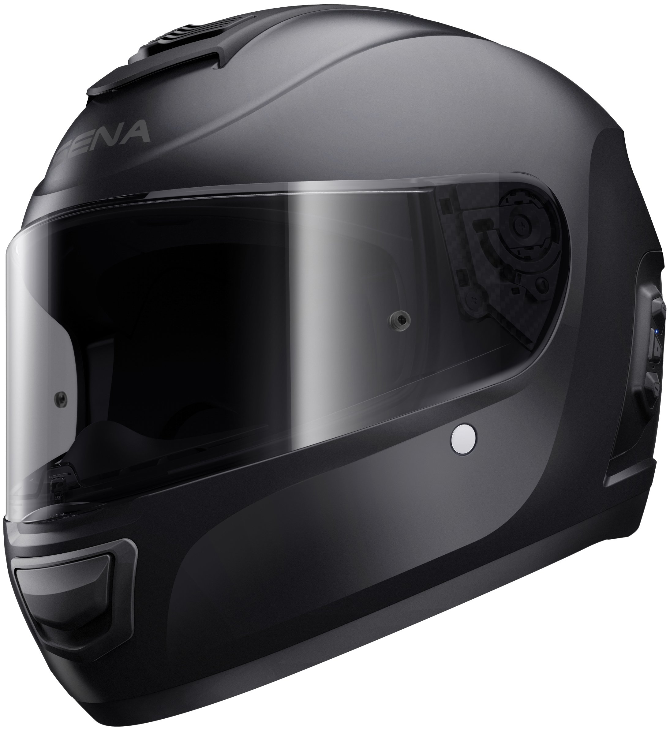 Sena Momentum Lite, Bluetooth Helmet, Full Face, Matt Black, XS size, ECE Certified, MO-LITE-MB-XS-02