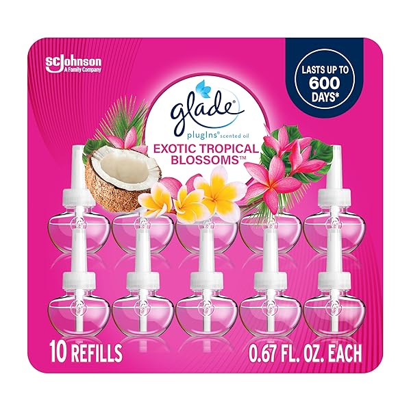 GLADE PLUGINS REFILLS AIR FRESHENER, SCENTED AND ESSENTIAL...