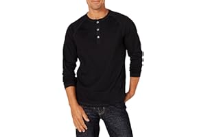 鶹 Essentials Men's Slim-Fit Long-Sleeve Henley Shirt
