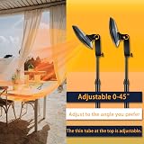 DONYER POWER Electric Quartz Patio Heater 2000W Outdoor Waterproof view 3
