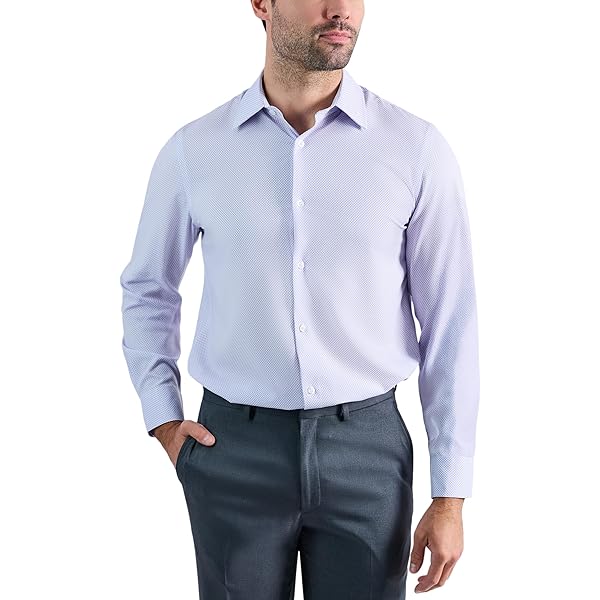 haggar smart wash slim fit dress shirt Lavender Lace Appliques A-line Long Prom Dress fg4795 – formalgowns