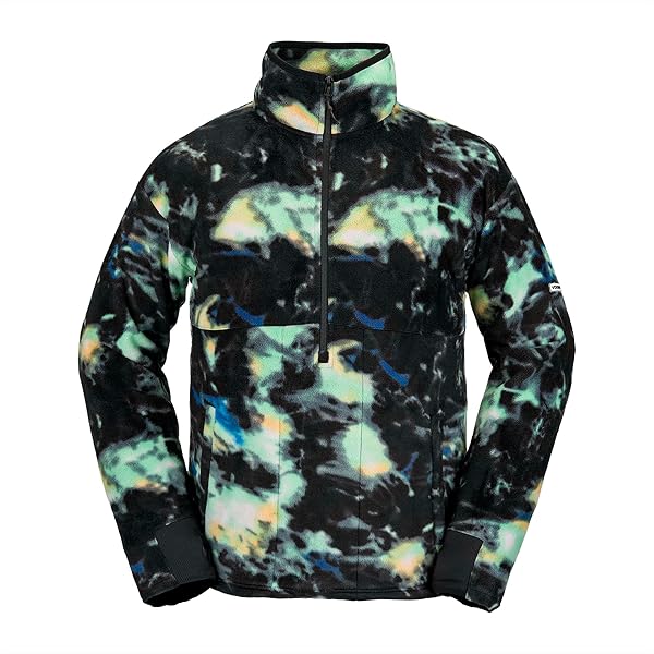 VOLCOM BOWER POLAR FLEECE 中綿入りジャケット　CPO Volcom Bowered Fleece Long sleeve shirt Bison - Surf Shop online