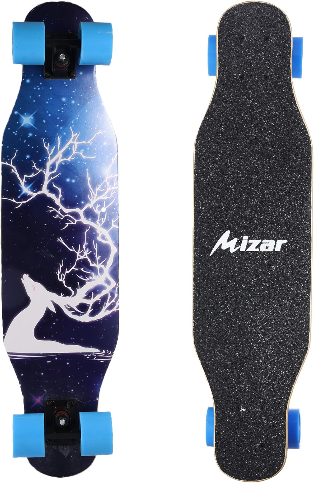 Mizar 31-inch Complete Longboard Dancing Skateboard with Maple Deck - Dear