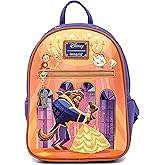 Loungefly Disney Beauty and the Beast Ballroom Scene Womens Double Strap Shoulder Bag Purse, One Size, Multi