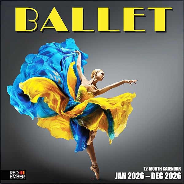 V&A: Ballet Wall Calendar 2026 (Art Calendar): : Flame Tree Studio: 9781835623831